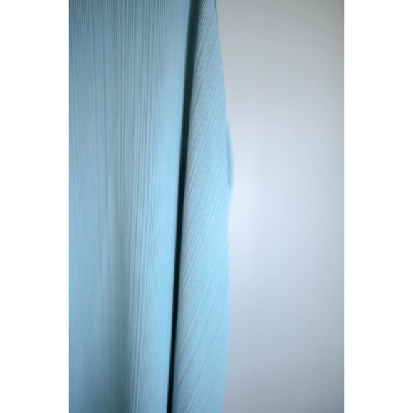 FREE PEOPLE Intimately NWT Slinky High Neck Blue Ribbed Tank Top SZ XS - Picture 6 of 10